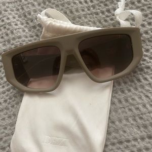 Dezi backtrack matte stone sunglasses. Worn twice
